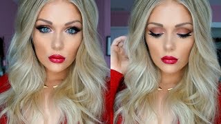 Warm Smokey Eye amp Red Lips Makeup Tutorial [upl. by Noed770]