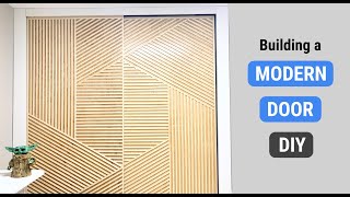 Building a Modern Sliding Closet Doors [upl. by Kevin312]