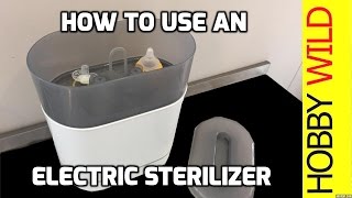 HOW TO USE an ELECTRIC BOTTLE STERILIZER [upl. by Anifares]