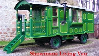 Showmans Living Van  Caravan or posh Shepherds Hut FOR SALE [upl. by Willem106]