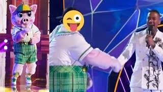 The Masked Singer  The Piglet Performances  Reveal 🐷 [upl. by Harriot]