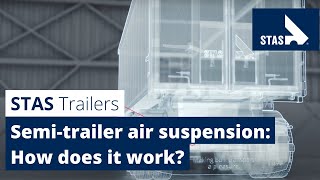 Semitrailer air suspension How does it work [upl. by Purcell]