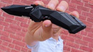 NEW SCHA3BS Schrade Spring Assisted Opening Pocket Knife  Best Assisted Opening Pocket Knife [upl. by Joli488]