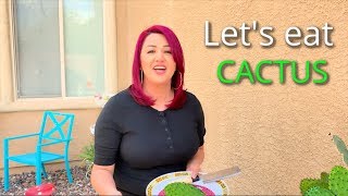 HOW TO COOK NOPALES  CACTUS  NOT SLIMY [upl. by Colyer166]