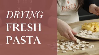 How to dry fresh pasta [upl. by Eltsirc843]