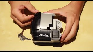 Unboxing amp Overview Master Lock Universal Trailer Coupler Lock [upl. by Stultz24]