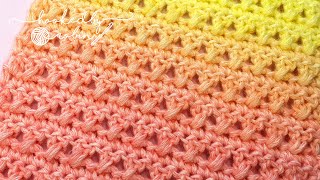 Crossed Double Crochet Stitch  Crochet Tutorial [upl. by Elbertina]