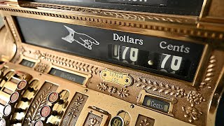 Antique Cash Register  How It Works [upl. by Ahilam847]