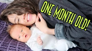 One Month Baby Update [upl. by Reiche]