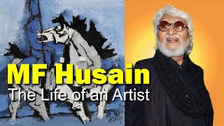 Discover the Masterpieces of M F Husain A Tribute to Indias Art Legend  Art History School [upl. by Aisanahta]