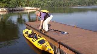 Launching a Kayak from a Dock [upl. by Hodges]