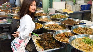 Cheap and tasty traditional Burmese food in Yangon [upl. by Yvel147]