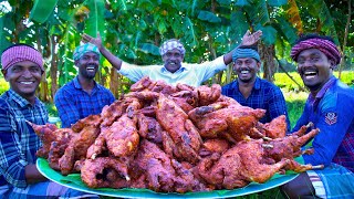 FULL CHICKEN FRY  Yummy Fried Chicken Recipe Cooking in Village  Healthy Country Chicken Recipes [upl. by Yoshi869]