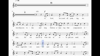 O God Beyond All Praising Tenor part [upl. by Amer]