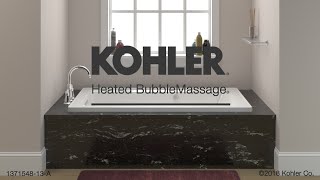 Hydrotherapy Baths  How KOHLER Heated BubbleMassage Tubs Work [upl. by Flita]