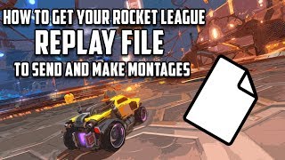 How To Get The Replay File For Your Rocket League Replays  Mash3r [upl. by Lellih677]