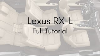 Lexus RXL Full Tutorial  Whats Different About the Long Version of the Lexus RX 2020 2021 2022 [upl. by Novled967]