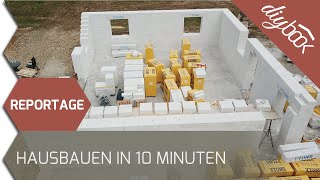 Reportage Haus bauen in 10 Minuten  Die Magie von Porenbeton [upl. by Ahsinrad544]