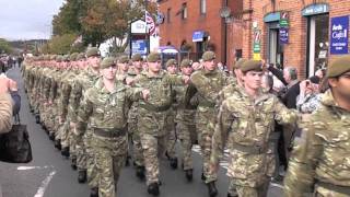 The Irish Guards in Newtownards [upl. by Llertnahs466]