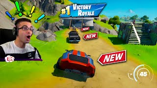 Nick Eh 30 reacts to CARS in Fortnite [upl. by Alarice]