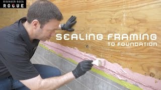 Sealing Framing to Foundation [upl. by Akitnahs]