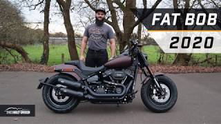 2020 HarleyDavidson Fat Bob Walkthrough Talkthrough [upl. by Kikelia]