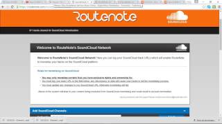 Monetize Soundcloud  Using Routenote UPDATED 2016 [upl. by Aicilas]