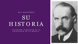 Biografía de Max Wertheimer  Psicología Gestalt [upl. by Anawat]