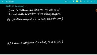 Conformational Stability Sample Problems [upl. by Aisatsanna]