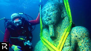 Divers Find Lost Egyptian City Underwater [upl. by Rhett]