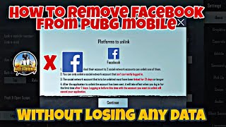 how to remove Facebook account from pubg  how to unlink Facebook from pubg [upl. by Merriott]