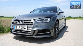 2017 Audi S3 Facelift 310hp  DRIVE amp SOUND 60FPS [upl. by Ccasi]