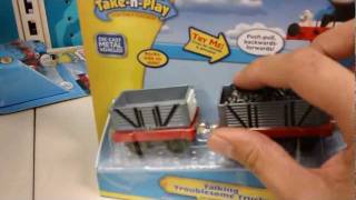 Thomas amp Friends  Talking Troublesome Trucks Diecast Take N Play [upl. by Frydman]