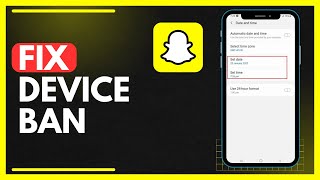 How To Fix Snapchat Device Ban iPhoneiOSAndroid 2023 [upl. by Noraed]