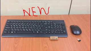 lenovo wireless keyboard and mouse [upl. by Selima]