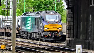 Trainspotting at Tamworth Station  03062021 [upl. by Nalyorf]