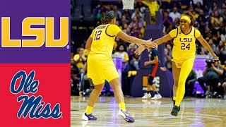 LSU vs Ole Miss Full Game Womens College Basketball 2025 [upl. by Sugna]