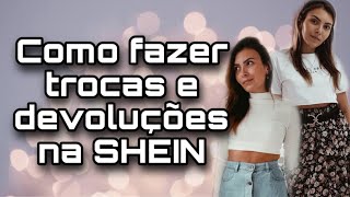 COMO FAZER UMA TROCA NO SITE DA SHEIN  FORMAS DE PAGAMENTO [upl. by Nemhauser]