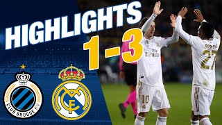 GOALS AND HIGHLIGHTS  Club Brugge 13 Real Madrid [upl. by Arevle]