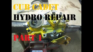 Cub Cadet Hydro Repair Part 1 [upl. by Salta]