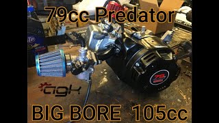 AGKs Stage 3 79cc Predator Build [upl. by Persas]