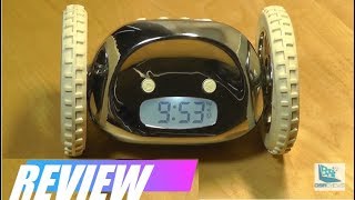 REVIEW Clocky  Runaway Alarm Clock on Wheels Original [upl. by Kennedy]