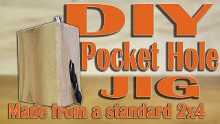 DIY Pocket Hole Jig made from a 2x4  Bobby Sharp [upl. by Ardeha88]