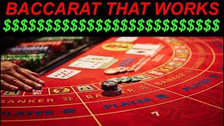 BACCARAT STRATEGY THAT WORKS [upl. by Ahsele]