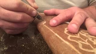 Dremel Wood Carving [upl. by Anertac498]