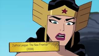 Wonder Woman all transformation in cartoons full 1972  2017 [upl. by Archie]