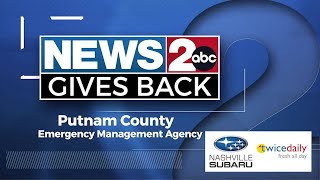 News 2 Gives Back Putnam County EMA [upl. by Eelannej]