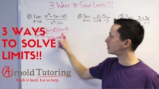 3 WAYS TO SOLVE LIMITS [upl. by Negem878]