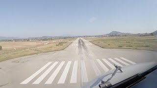 Approach amp landing runway 34 Zakynthos airport ZTH LGZA [upl. by Bland]