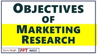 3 OBJECTIVES OF MARKETING RESEARCH IN HINDI  Marketing Research  BBAMBA  ppt [upl. by Hathcock]